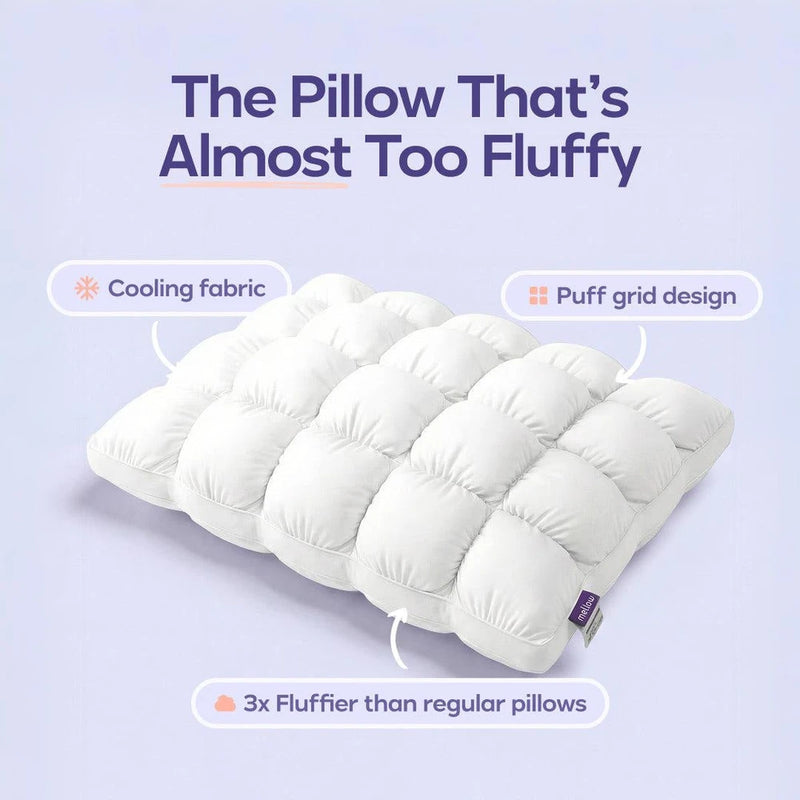 Cloud-shaped Puff Pillow, Pineapple-shaped Pillow, Home-use Single-person High-resilience Fluffy Pillow Core, Cervical-support Pillow