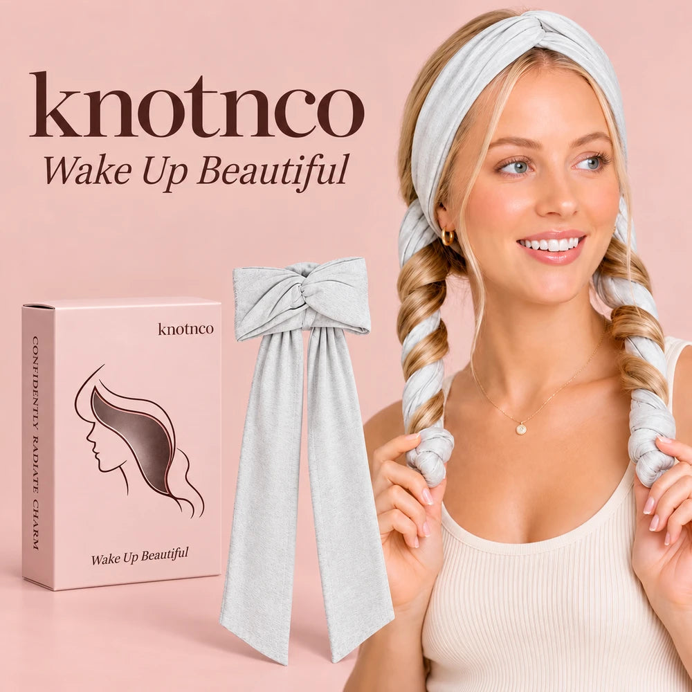 No-Heat Curling Ribbon Hairband