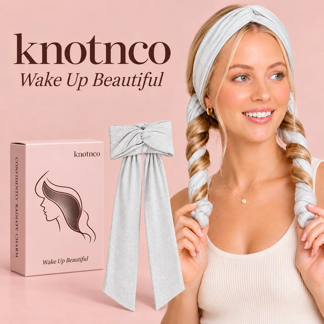 No-Heat Curling Ribbon Hairband